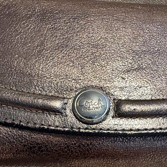 Coach Metallic Purple(ish) Wallet - Picture 2 of 14